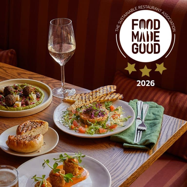 Cover Image for The Woodman Achieves Food Made Good 3-Star Rating for 2026