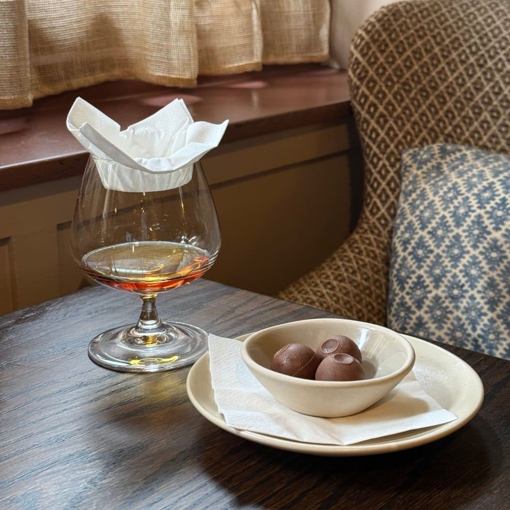 Cover Image for Compliment Truffles when you order Rémy Martin VSOP Cognac at The Woodman